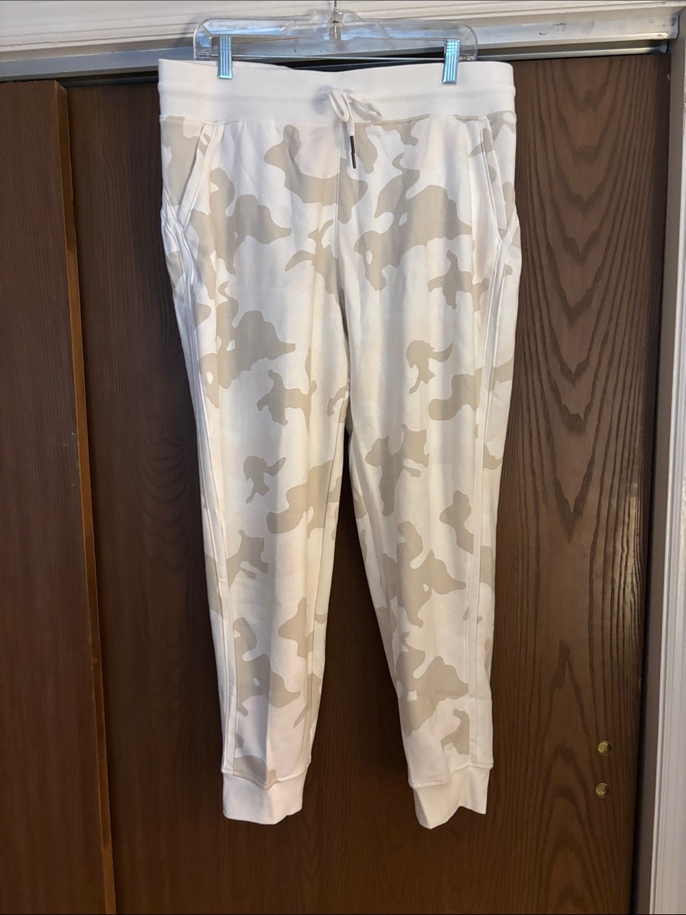 tek gear Cream & White Camo Joggers